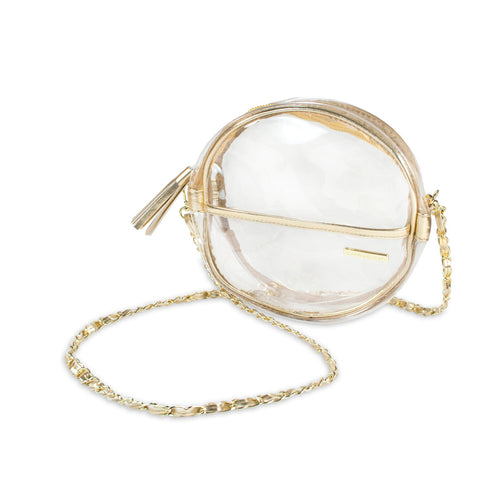 Canteen Crossbody - Gold and Clear