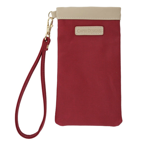 Eyeglass Carryall Case - Crimson