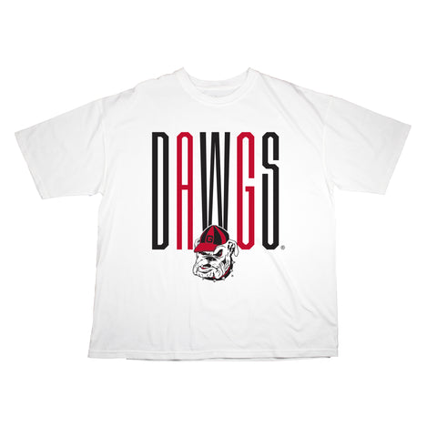 Goal Post Oversize Tee in University of Georgia