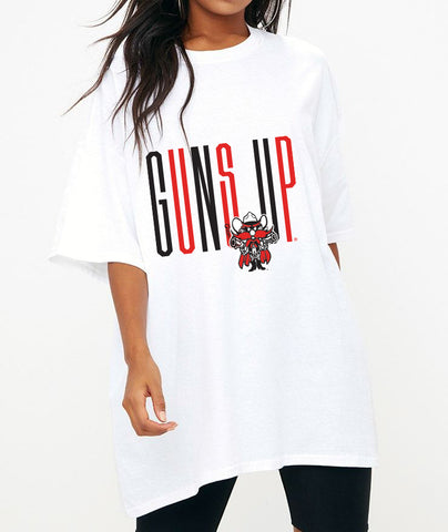 Goal Post Oversize Tee in Texas Tech University