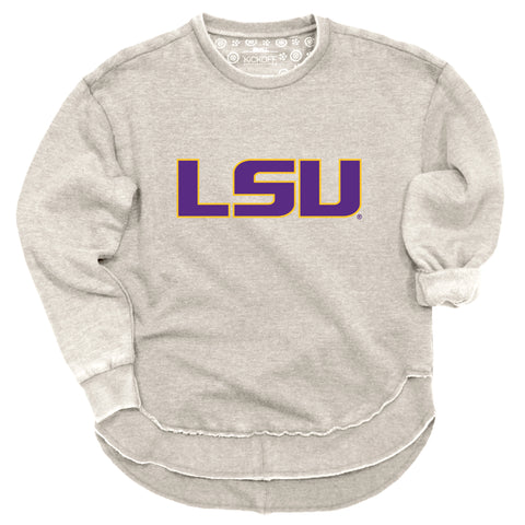Endzone Poncho Fleece Crew in Louisiana State University