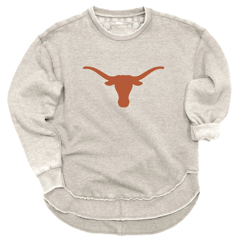 Endzone Poncho Fleece Crew in University of Texas