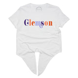 Clemson Game On Front Knot Tee