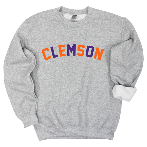 Clemson Glory Days Crewneck Pullover