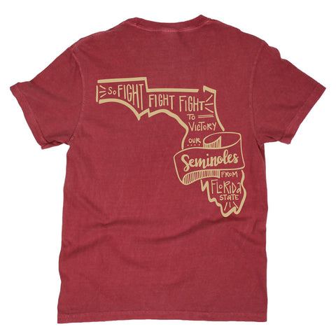 FSU Pep Squad Comfort Colors Tee