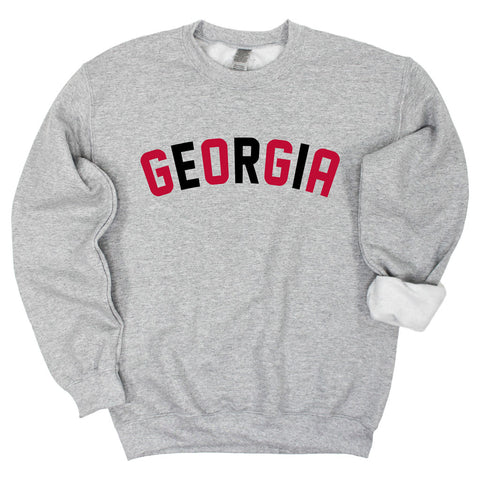 Georgia Glory Days Crewneck Pullover