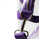 Carryall Tote - Purple and Clear