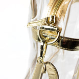 Carryall Tote - Gold and Clear