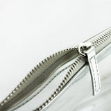 Large Crossbody - Silver and Clear