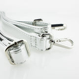 Large Crossbody - Silver and Clear