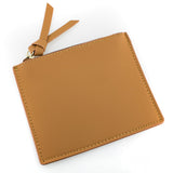 Half Moon Crossbody - Camel and Clear