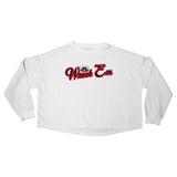 Blitz Script Crop Crewneck in Texas Tech University