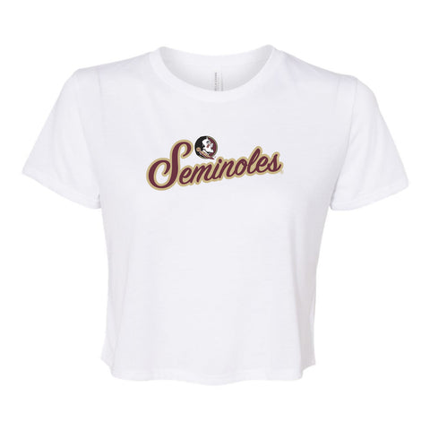 Blitz Script Crop Short Sleeve T-shirt in Florida State University
