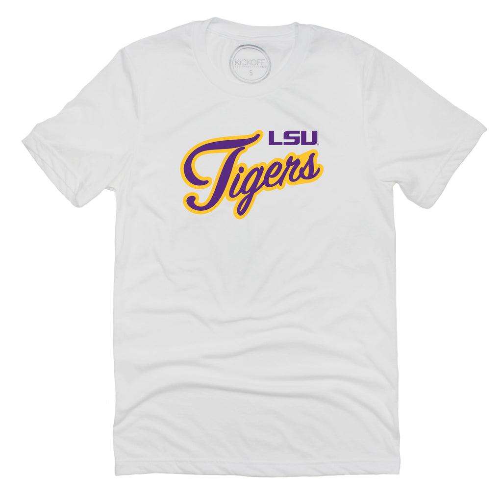 Blitz Script Short Sleeve T-shirt in Louisiana State University