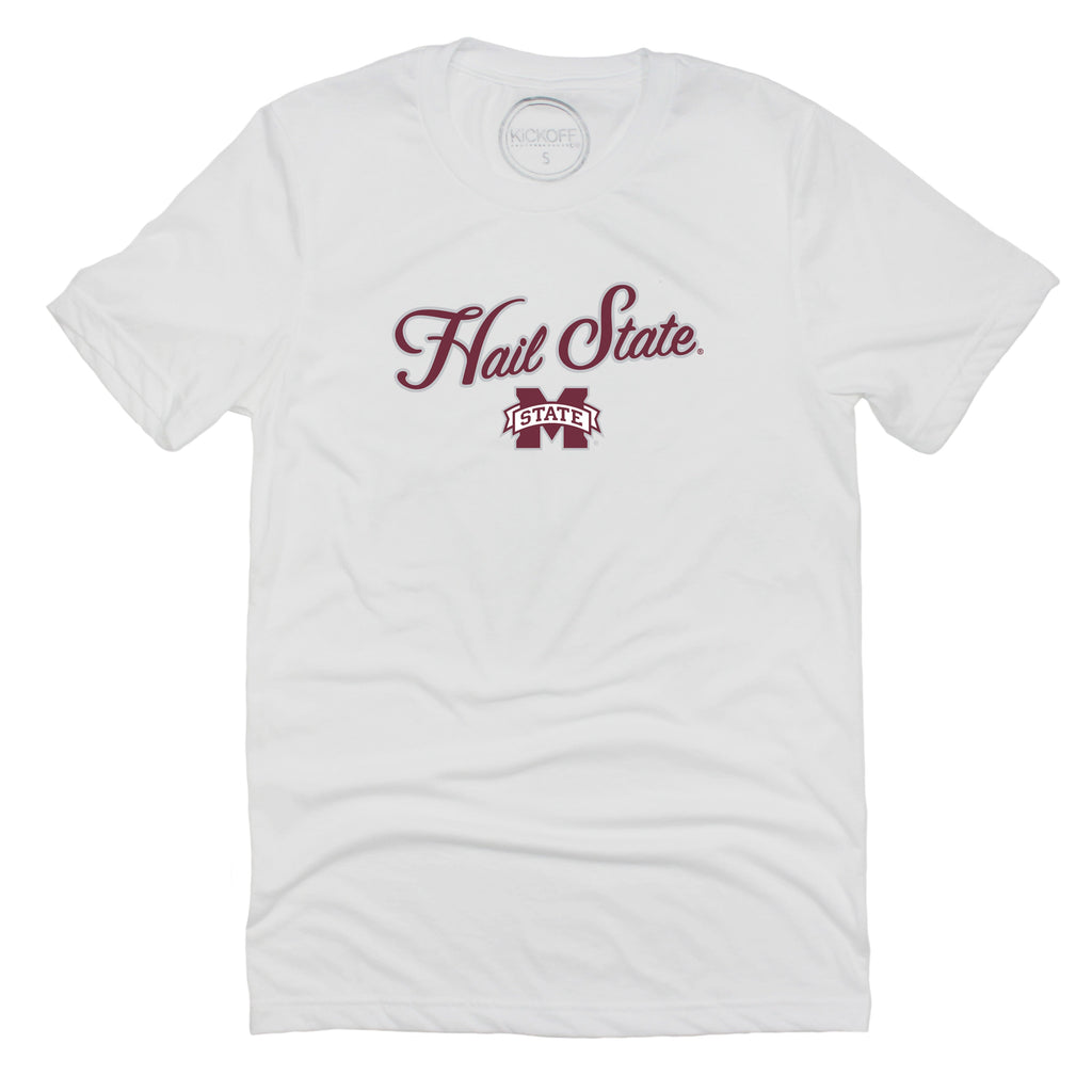 Blitz Script Short Sleeve T-shirt in Mississippi State University