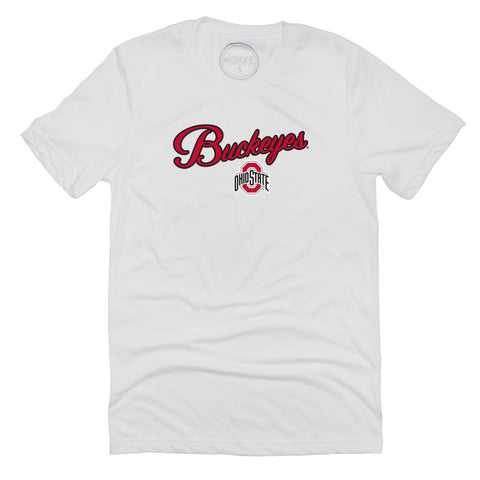Blitz Script Short Sleeve T-shirt in Ohio State University (The)