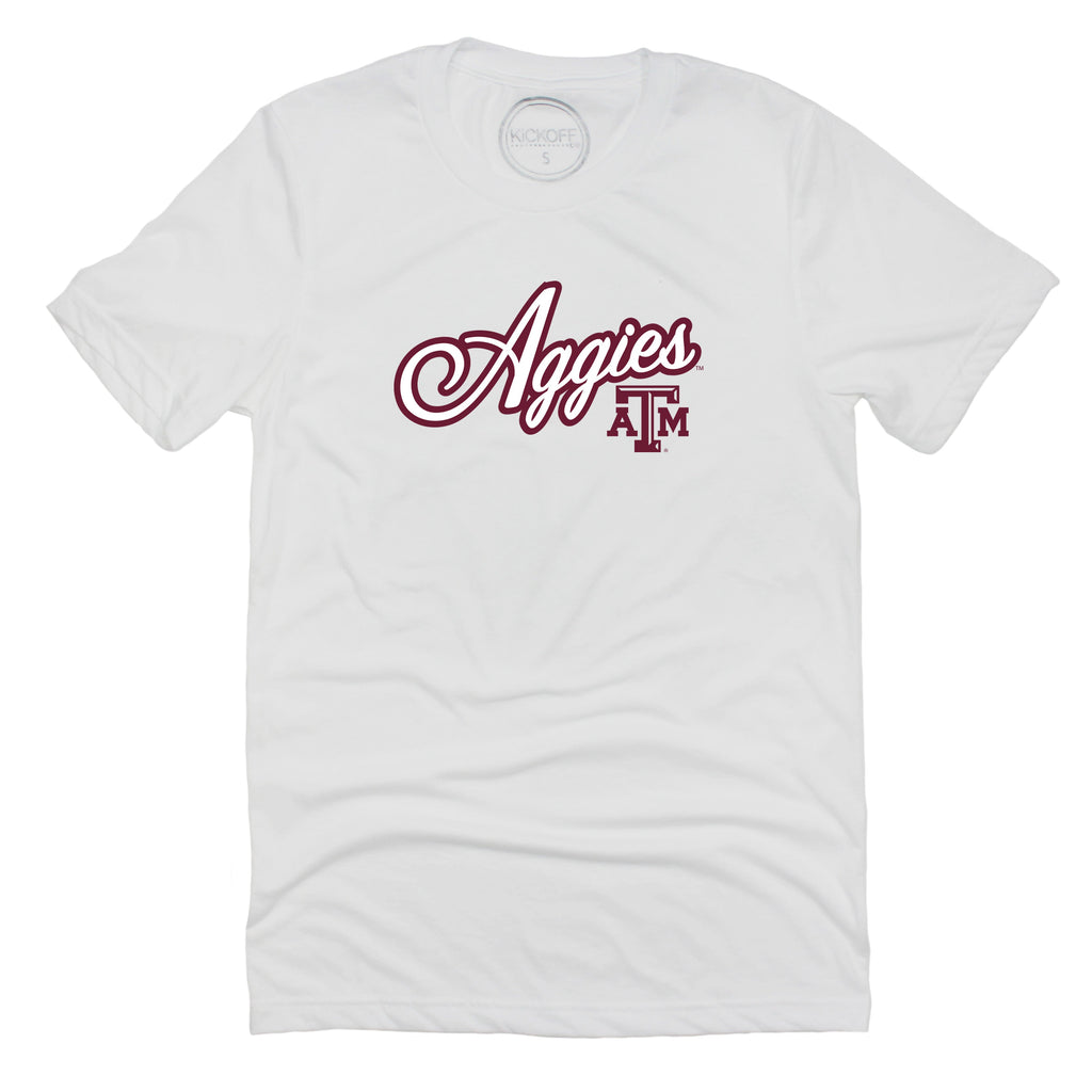 Blitz Script Short Sleeve T-shirt in Texas A&M University