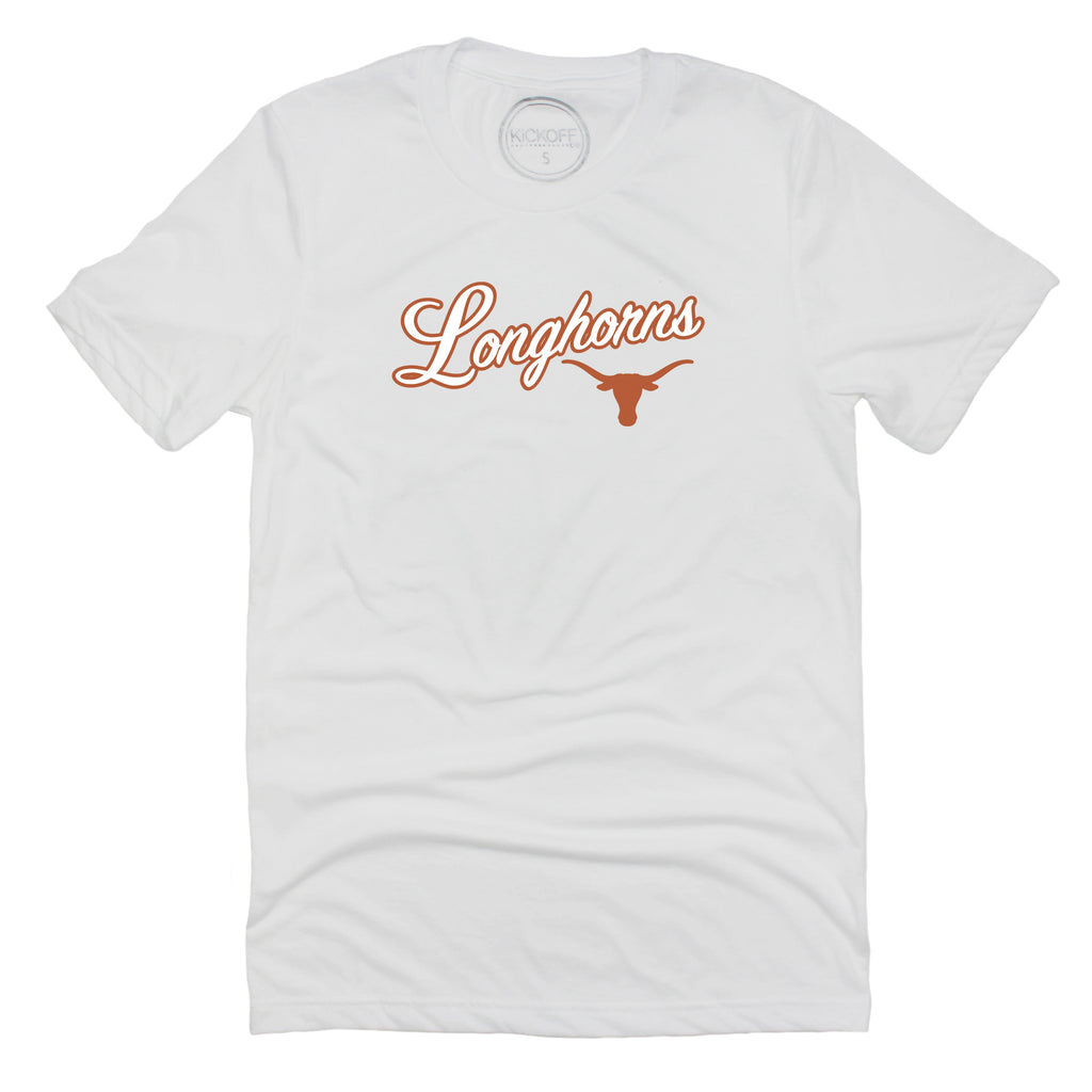 Blitz Script Short Sleeve T-shirt in University of Texas
