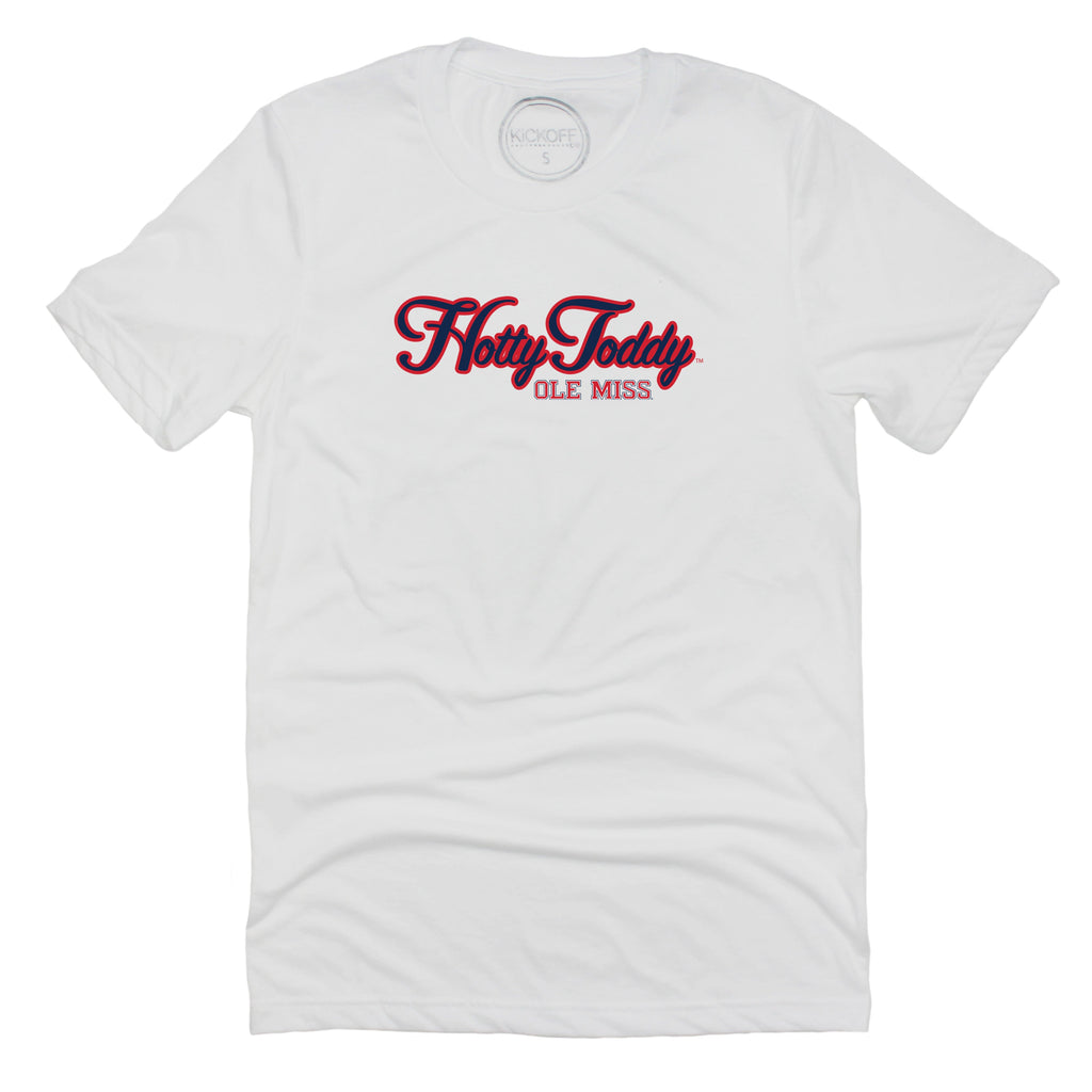 Blitz Script Short Sleeve T-shirt in University of Mississippi