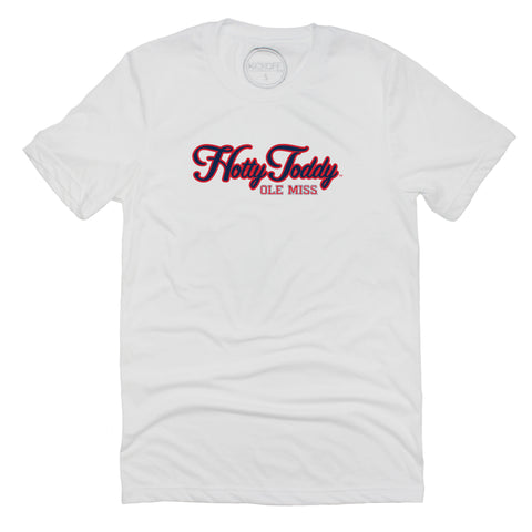 Blitz Script Short Sleeve T-shirt in University of Mississippi