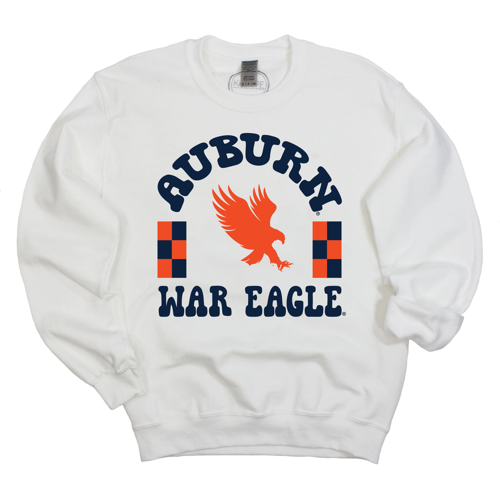 Fancy Fieldgoal Crewneck Fleece in Auburn University