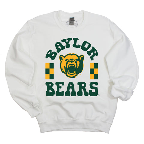 Fancy Fieldgoal Crewneck Fleece in Baylor University