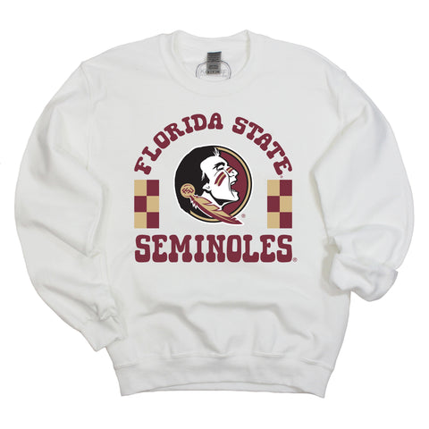 Fancy Fieldgoal Crewneck Fleece in Florida State University
