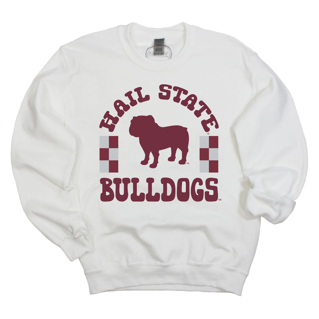 Fancy Fieldgoal Crewneck Fleece in Mississippi State University