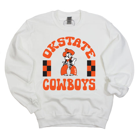 Fancy Fieldgoal Crewneck Fleece in Oklahoma State University