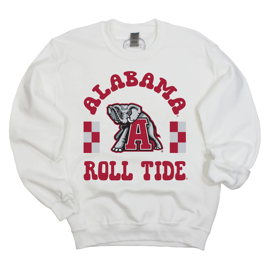 Fancy Fieldgoal Crewneck Fleece in University of Alabama