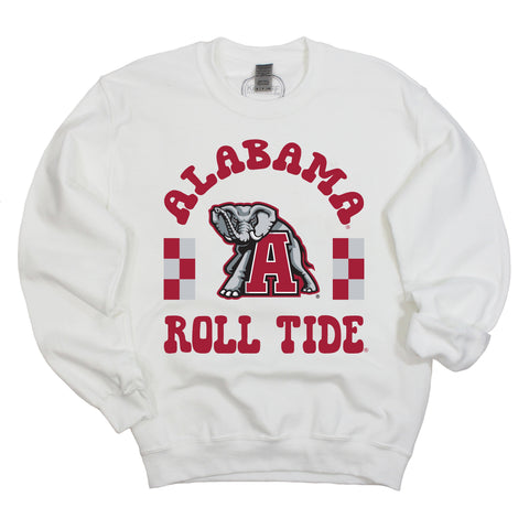 Fancy Fieldgoal Crewneck Fleece in University of Alabama