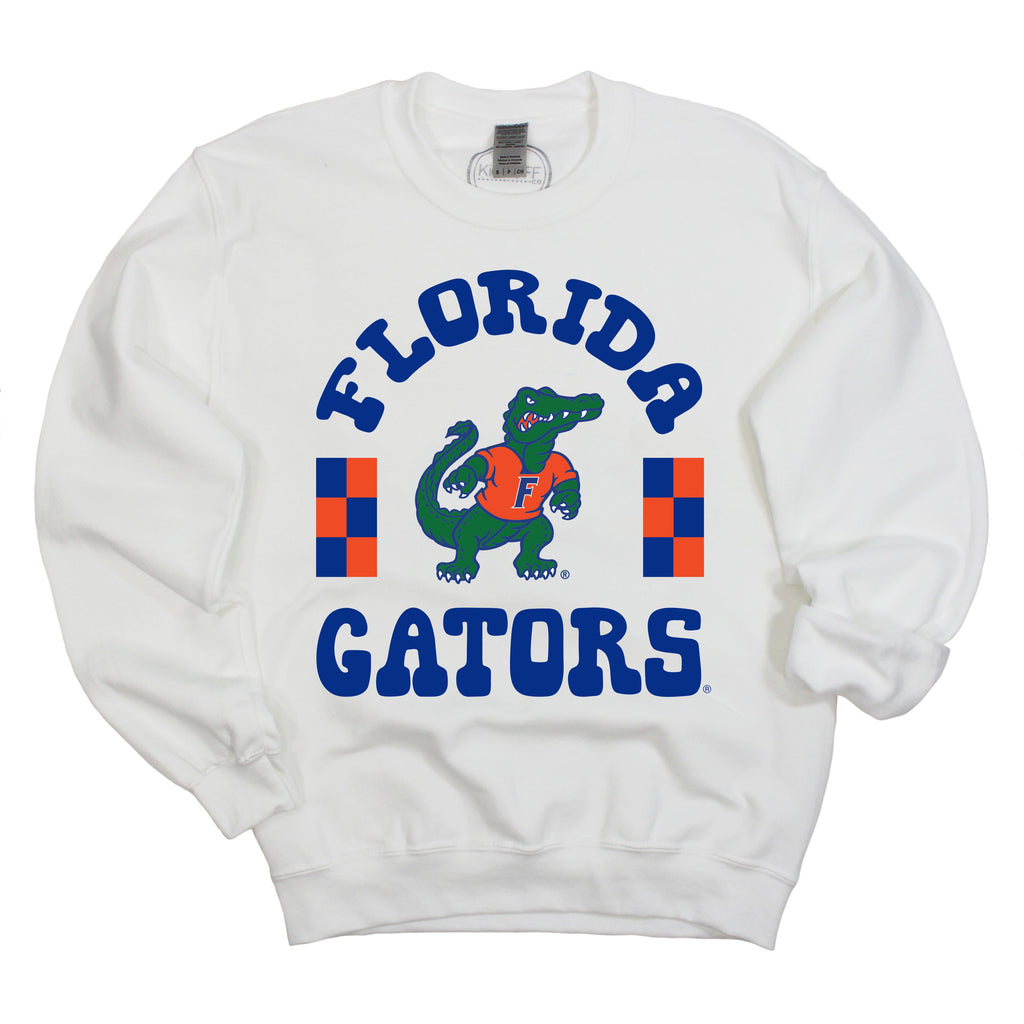 Fancy Fieldgoal Crewneck Fleece in University of Florida