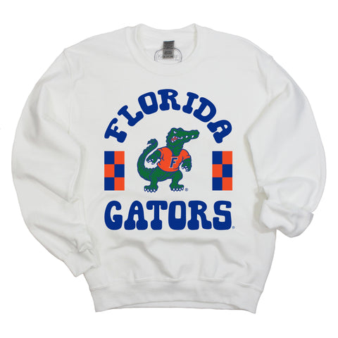 Fancy Fieldgoal Crewneck Fleece in University of Florida