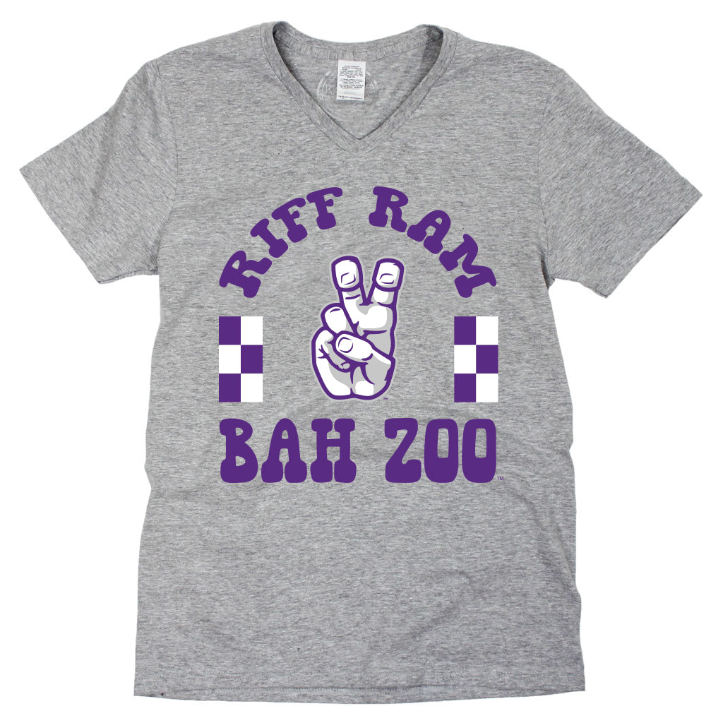 Fancy Fieldgoal V-neck Short Sleeve T-shirt in Texas Christian University