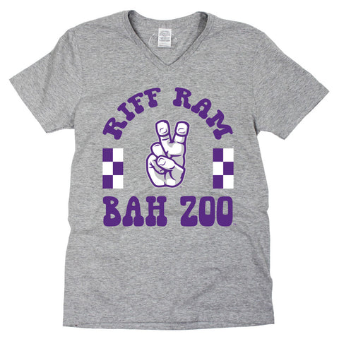 Fancy Fieldgoal V-neck Short Sleeve T-shirt in Texas Christian University
