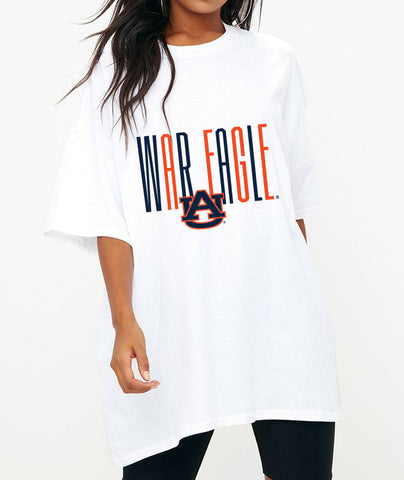 Goal Post Oversize Tee in Auburn University