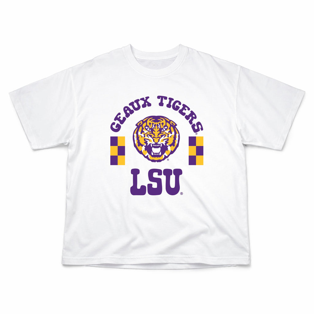 Fancy Fieldgoal Oversize Tee in Louisiana State University