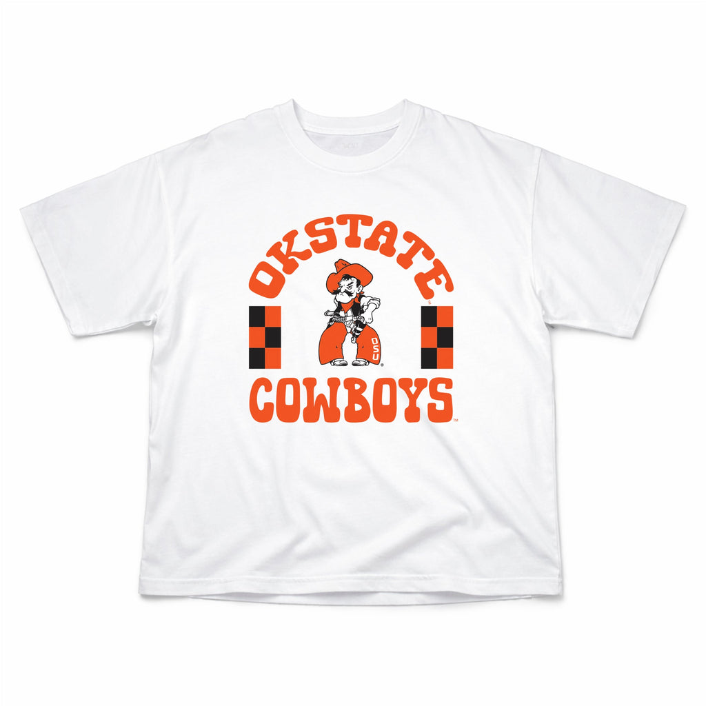 Fancy Fieldgoal Oversize Tee in Oklahoma State University