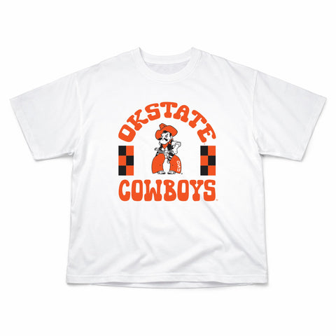 Fancy Fieldgoal Oversize Tee in Oklahoma State University