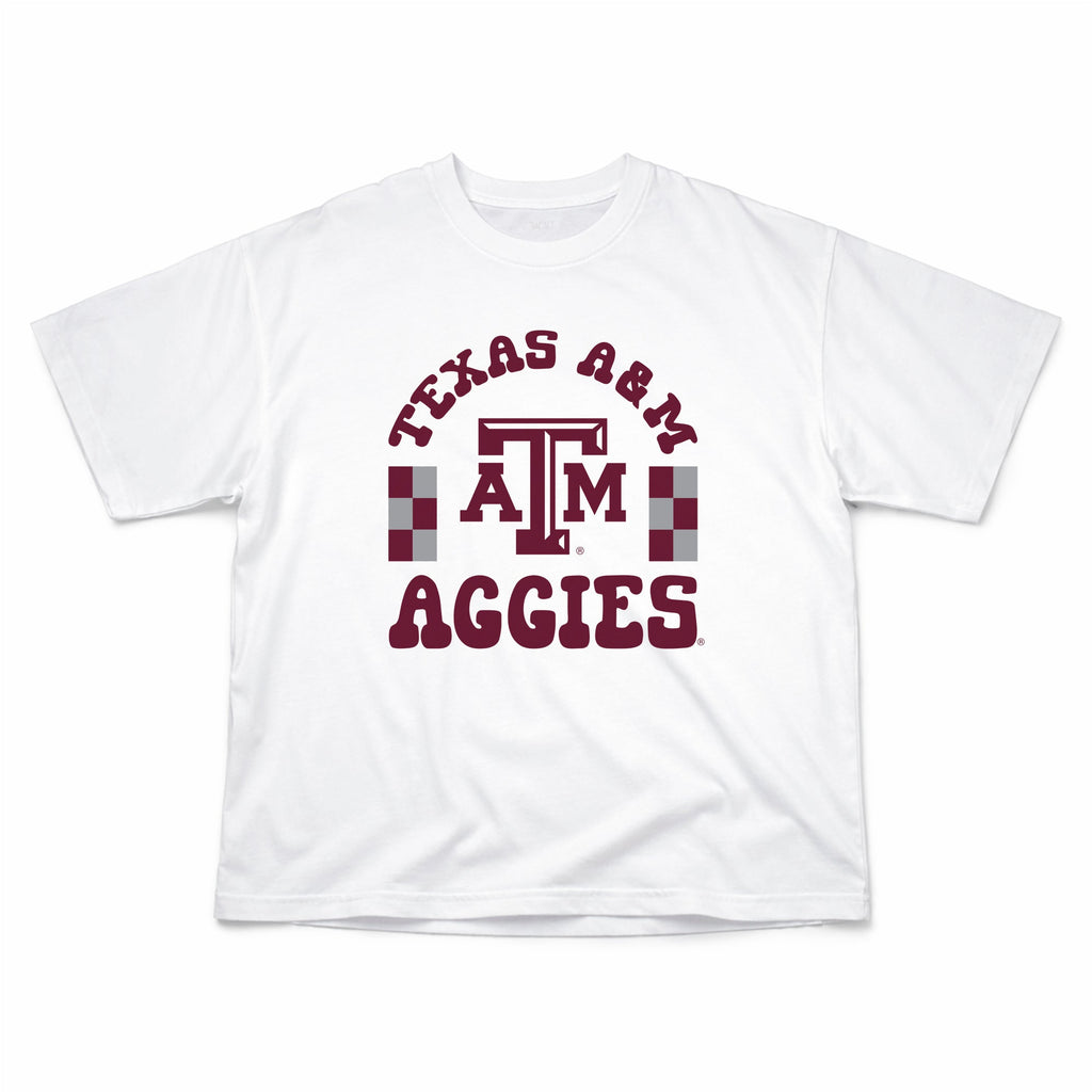 Fancy Fieldgoal Oversize Tee in Texas A&M University