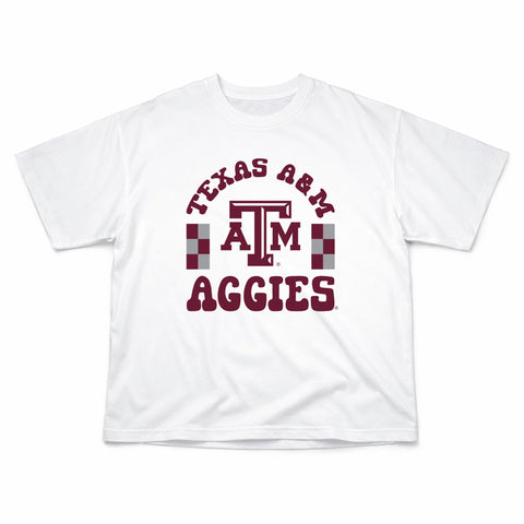 Fancy Fieldgoal Oversize Tee in Texas A&M University