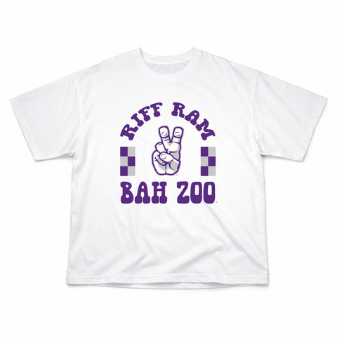 Fancy Fieldgoal Oversize Tee in Texas Christian University