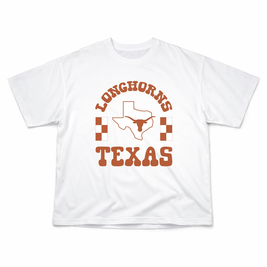 Fancy Fieldgoal Oversize Tee in University of Texas