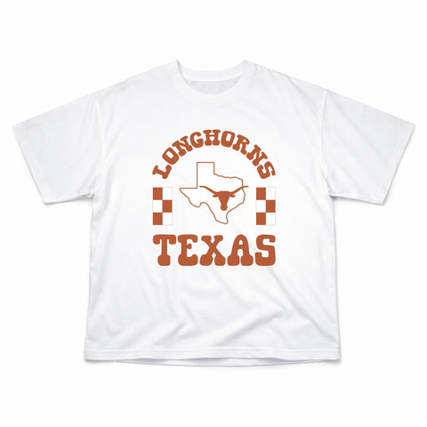 Fancy Fieldgoal Oversize Tee in University of Texas