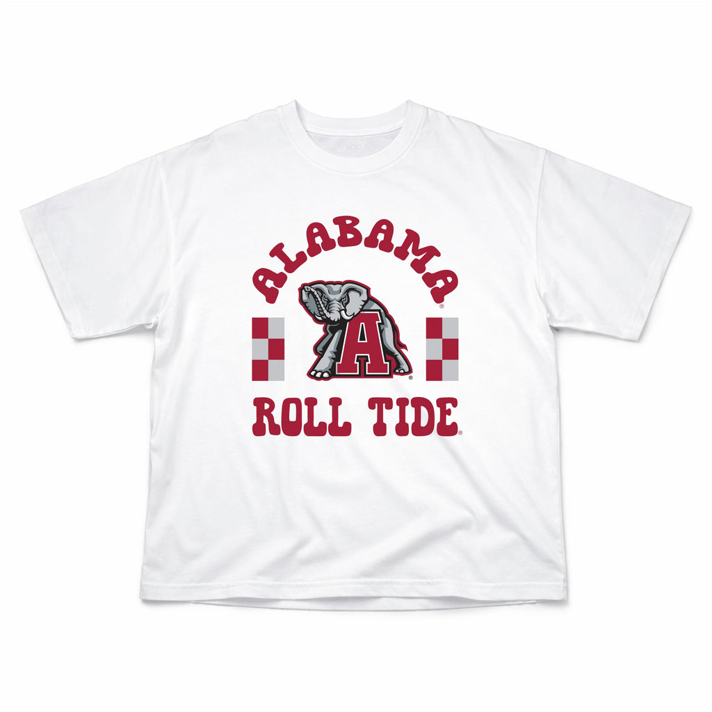 Fancy Fieldgoal Oversize Tee in University of Alabama