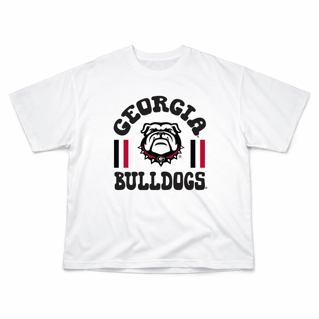 Fancy Fieldgoal Oversize Tee in University of Georgia