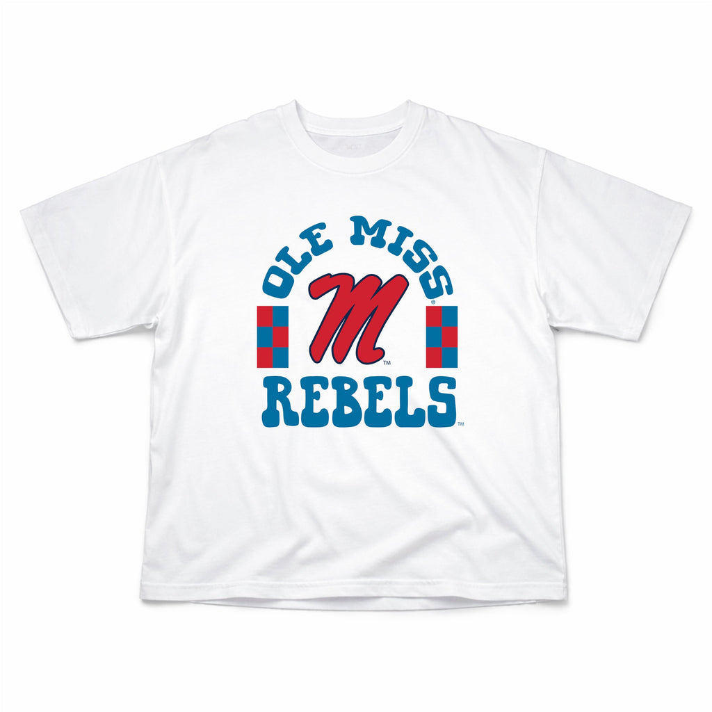 Fancy Fieldgoal Oversize Tee in University of Mississippi
