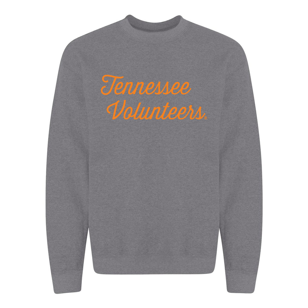 Sideline Script Crewneck Fleece in University of Tennessee