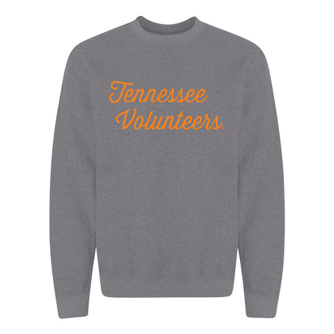 Sideline Script Crewneck Fleece in University of Tennessee