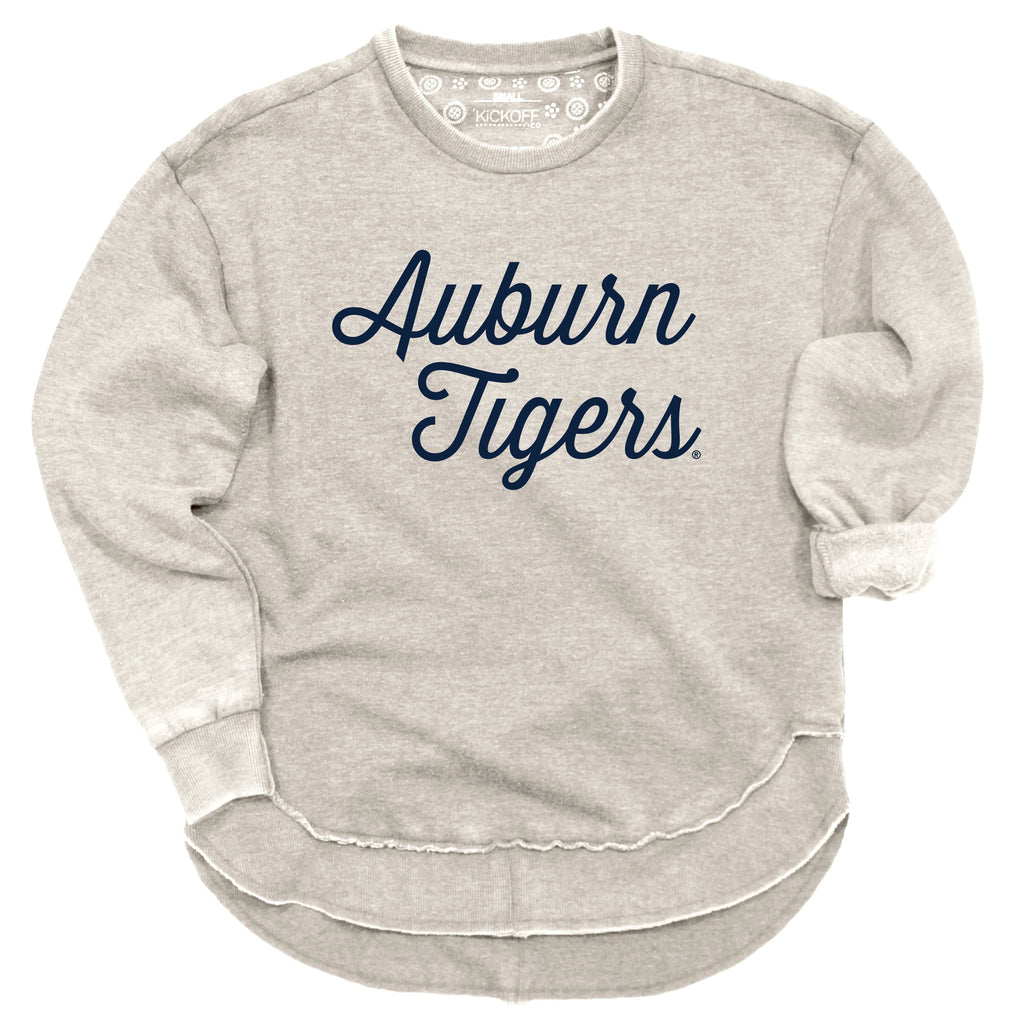Sideline Script Poncho Fleece in Auburn University